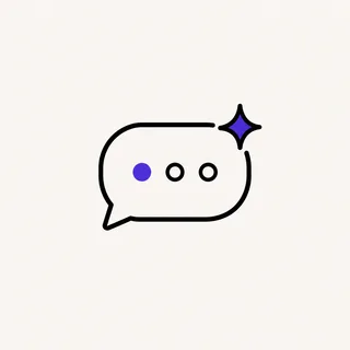 Une bulle de conversation qui répond toute seule